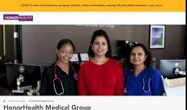 
							         HonorHealth Medical Group								  
							    