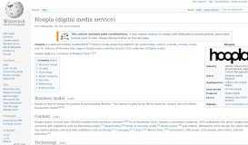 
							         Hoopla (digital media service) - Wikipedia								  
							    