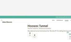 
							         Hoosac Tunnel – North Adams, Massachusetts - Atlas Obscura								  
							    