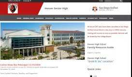 
							         Hoover | San Diego Unified School District								  
							    