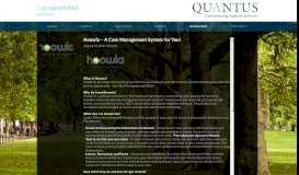 
							         Hoowla – A Case Management System for You! : Quantus								  
							    