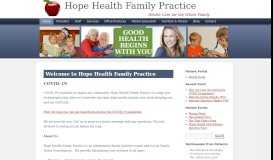 
							         Hope Health: Maine Family Health Care - Comprehensive Primary ...								  
							    