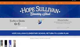 
							         Hope Sullivan Elementary School								  
							    
