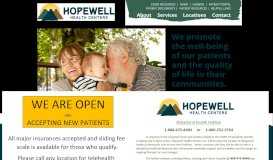 
							         Hopewell Health Centers | Affordable, high quality, integrated health ...								  
							    