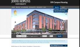 
							         Hopkins | Off Campus Housing Search - Johns Hopkins University								  
							    