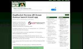 
							         HopRocket Review: JM Ocean Avenue launch travel opp								  
							    