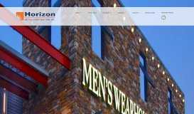 
							         Horizon Retail Construction: Specialty Retail, Commercial Contractor								  
							    