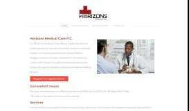 
							         Horizons Medical Care								  
							    