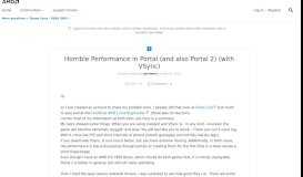 
							         Horrible Performance in Portal (and also Portal... | Community								  
							    