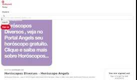 
							         Horóscopos Diversos , veja no Portal Angels seu horóscopo gratuito ...								  
							    