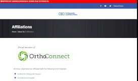 
							         Hospital Affiliations | Orthopaedic Institute of Ohio								  
							    