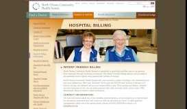 
							         Hospital Billing Information - North Ottawa Community Health System								  
							    