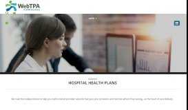 
							         Hospital Health Plans | WebTPA								  
							    