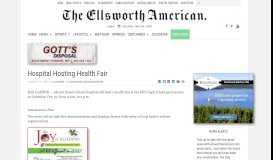 
							         Hospital hosting training sessions - The Ellsworth AmericanThe ...								  
							    