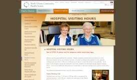 
							         Hospital Visiting Hours - North Ottawa Community Health System								  
							    