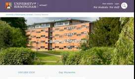 
							         Hospitality and Accommodation Services - University of Birmingham ...								  
							    