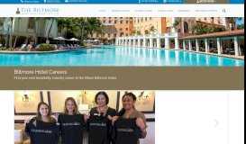 
							         Hospitality Industry Jobs in Florida - The Miami Biltmore Hotel								  
							    