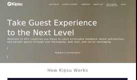 
							         Hospitality | Kipsu								  
							    