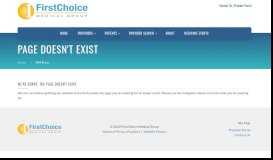
							         Hospitals - First Choice Medical Group								  
							    