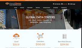 
							         HostDime: Premier Global Data Centers								  
							    