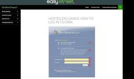
							         Hosted Exchange How To Log In To OWA | EasyStreet Support								  
							    