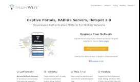 
							         Hosted RADIUS and Captive Portal								  
							    