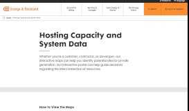 
							         Hosting Capacity and System Data | Orange & Rockland								  
							    