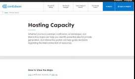 
							         Hosting Capacity | Con Edison								  
							    