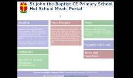 
							         Hot School Meals - Welcome to St Johns School Meal Portal								  
							    