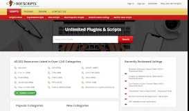 
							         Hot Scripts - The net's largest PHP, CGI, Perl, JavaScript and ASP ...								  
							    