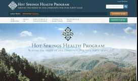 
							         Hot Springs Health Program | Serving The Health Care Needs Of Our ...								  
							    