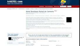 
							         Hotel Boutique Portal de Cantuña, Bed and breakfast ... - A-HOTEL.com								  
							    