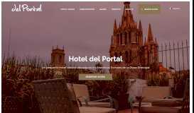 
							         Hotel Del Portal San Miguel de Allende								  
							    