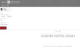 
							         Hotel offers UK - great deals from Macdonald Hotels								  
							    