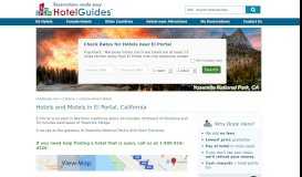 
							         Hotels & Motels near El Portal, CA - Hotel Guides								  
							    