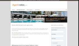 
							         Hotels with the best travel agent rates								  
							    