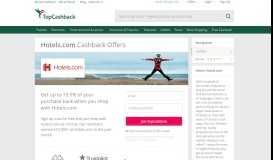 
							         Hotels.com Discount Codes, Sales & Cashback Offers								  
							    