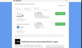 
							         HotForex Forex Investing Online Login - CC Bank								  
							    