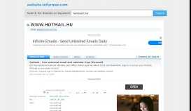 
							         hotmail.hu at WI. Outlook – free personal email and calendar ...								  
							    