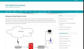 
							         Hotspot using Captive Portal - Zeroshell Linux Router								  
							    