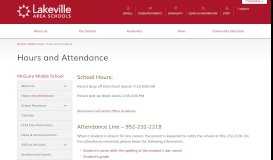 
							         Hours and Attendance - McGuire Middle School								  
							    