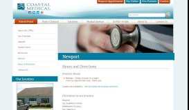 
							         Hours and Directions | Newport | Coastal Medical of Rhode Island								  
							    