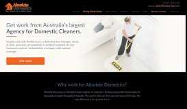 
							         House Cleaning Jobs in Australia | Absolute Domestics								  
							    