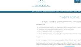 
							         House Match Owner Portal | San Diego Temecula								  
							    