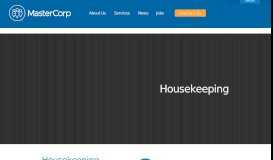 
							         Housekeeping :: MasterCorp								  
							    