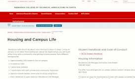 
							         Housing and Campus Life | Nebraska College of Technical Agriculture ...								  
							    