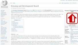 
							         Housing and Development Board - Wikipedia								  
							    