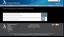 
							         Housing and Residence Life - HRLForms - UNF								  
							    