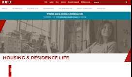 
							         Housing and Residence Life - Seattle University								  
							    