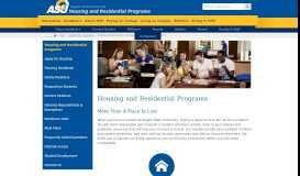 
							         Housing and Residential Programs | Angelo State University								  
							    